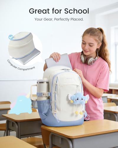 LOVEVOOK School Backpack for Teen Girl, Cute Bookbag for Student, Daypack - image 4