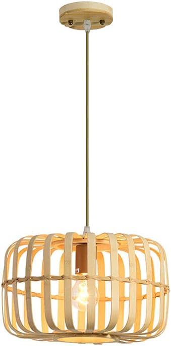 Lustre luminaires décoratifs style chinois bambou pour éclairage table à manger