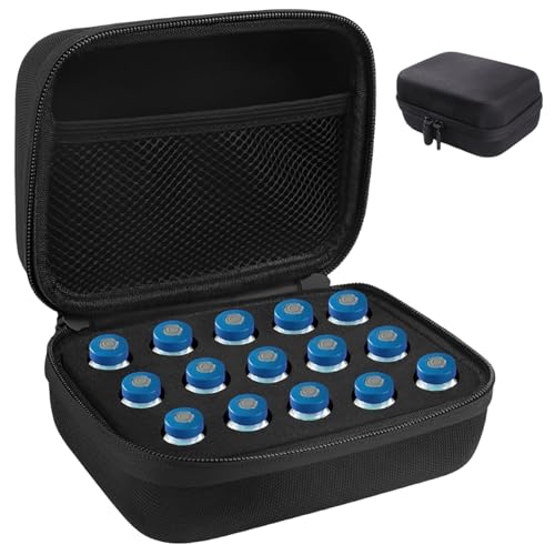 15 Vials Holder Peptide Case Peptide Fridge and Vial Holder Peptide Storage Case for Fridge with Insulin Vial Protector Insulin Case for Peptide Storage and Vial Case