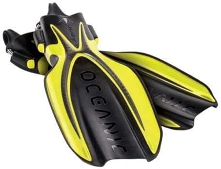 Manta Ray Scuba Diving Fin, YellowBlack, XLarge by Oceanic