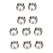Fafeicy 100pcs Stainless Steel Thread Inserts Male Female Reducing Nut Repair Tool M3x0.5 (1D)