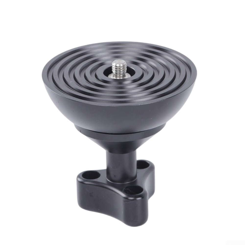 Adaptador de cuenco de trípode, placa base de trípode, adaptador hemisférico ABS de 100 mm para trípodes de cámara, accesorio de fotografía de montaje estable