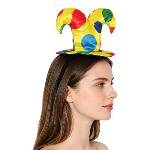 YOOJIA Accessoires Cheveux Pour Clown Bandeau Cosplay Halloween Coloré Type A Taille unique