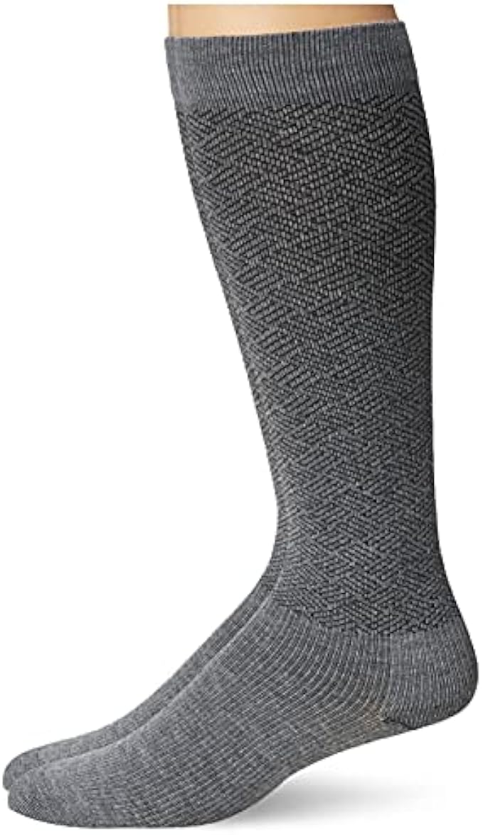 Dr. Scholl's Men's Graduated Compression Over the Calf Socks - 2 & 3 Pair Packs - Energizing Comfort and Fatigue Relief