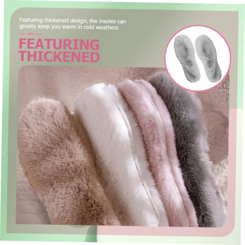 MAGICLULU 4 pares de plantillas térmicas grises para invierno miniatura 3