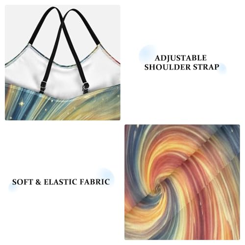 Flow Colorful Stars Bathing Suits for Girls Swimsuit Summer Beach One Piece Swimsuits Swimwear3