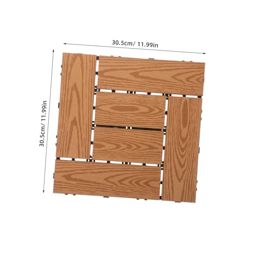 Carrelage de sol emboîtable de terrasse extérieur facile à poser