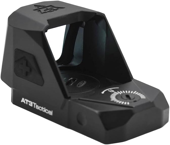 AT3 Tactical ACE 3 MOA Red Dot Sight w/Shake-Awake and Auto-Brightness - RMR Footprint (Red or Green Dot Available)
