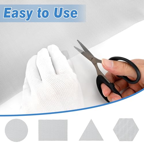 Dadabig 1 Roll 304 Edelstahl Drahtgewebe, 30 * 120cm Drahtgitter Fenster Netz 30 Mesh Maschendraht Filtersieb Drahtgewebe Feinmaschig für Schutznetze Gartennetze