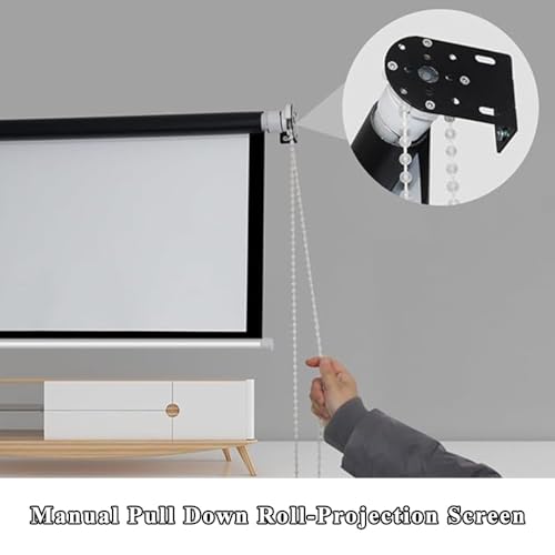Pantalla Manual de Proyector 60 pulgadas 16:9 miniatura 4