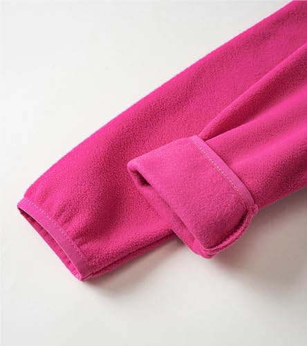 Image of Toddler Boys Girls Fleece Jacket Lightweight Fall Spring 2-12 Years | Soft Anti-Pilling Fleece, Easy Zip-Up, Hand-Warm Pockets, Windproof Stand Collar, Wear Alone or as Layer, Ideal for School
