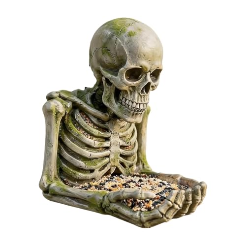 s Aves Silvestres con diseño de calavera en resina impermeable