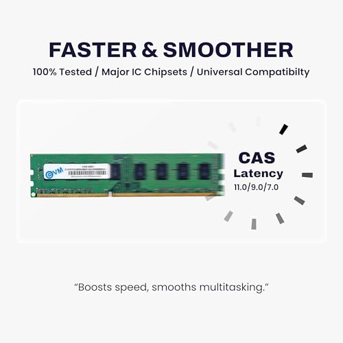 Image of EVM 2GB DDR3 Desktop RAM 1600MHz Long-DIMM Memory - High-Speed Performance, Low Voltage Requirement - 10 Year Warranty (EVMT2G1600U86P)