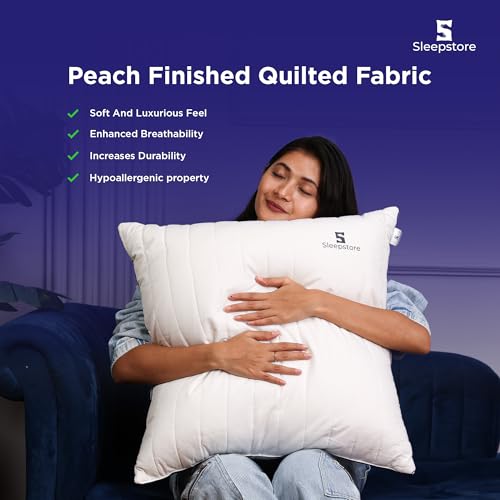 Image of SleepStore Granules Soft Cushion for Back & Spine Support, Pack of 1, 16x16 Inch | Multipurpose Adjustable Cushion for Office, Home & Travel | Shredluxe Fill - Blend of Memory Foam & Premium Fiber