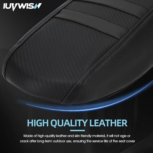 IUVWISN Seat Cover for Surron LBX 79bike Falcon Pro, Electric Dirt Bike Seat Cover for Sur Ron Black,Non-Slip Soft High Elastic Leather by IUVWISN - Used condition - Image 4