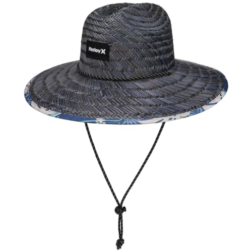 Image of Hurley Men's Straw Hat - Bayside Lifeguard Straw Sun Hat