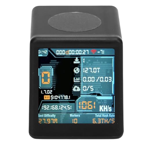 Mineur USB BTC 1060KH/s haute précision avec écran LCD et connexion sans fil WiFi intégré