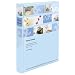 Nakabayashi BPL-240-4-B Round Back Book Type, 3 Tiers, Holds 240 Cards (Interior Photo) Blue