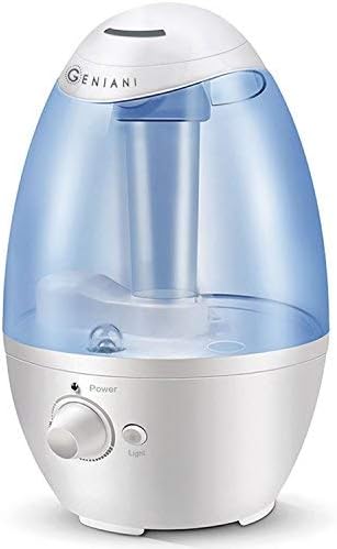 Top Fill Humidifier with Essential Oil Diffuser for Home, Baby, Bedroom, Large Room & Indoor Plants, Cool Mist Ultrasonic Quiet Air Humidifiers, Automatic Humidity Control, Night Light