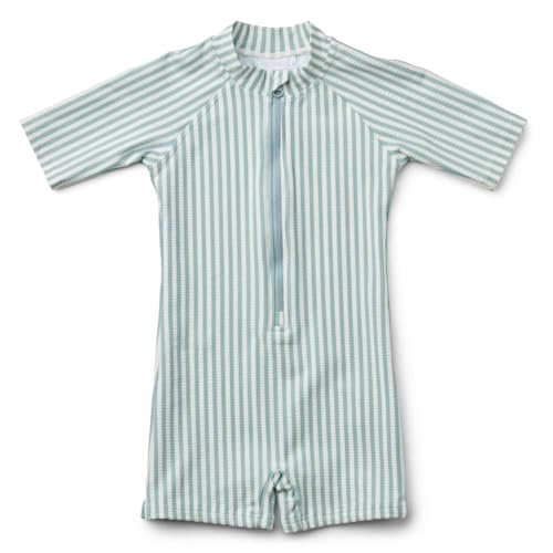 Boys One Piece Swimsuit Whale Dolphin Bathing Suit Zipper Rash Guard Kid Short Sleeve Swimwear Shark Beach Wear UPF50+