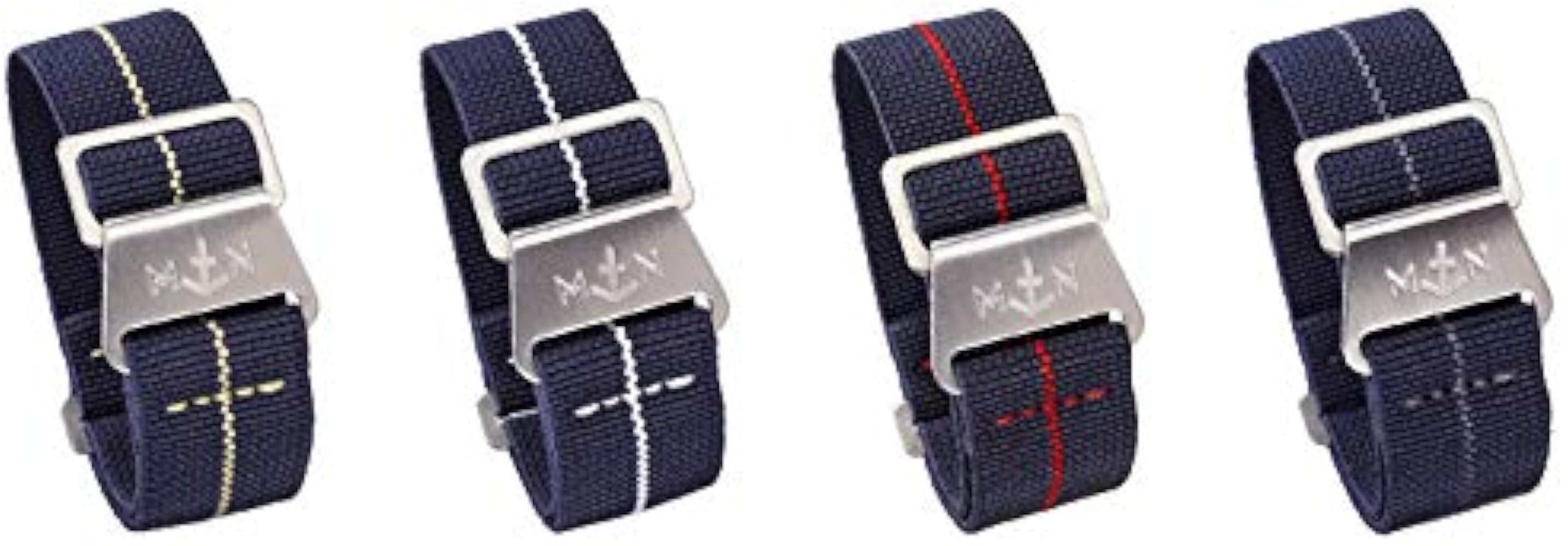 Amazon.co.jp: [MN STRAP] 腕時計 時計 ベルト バンド マリーン