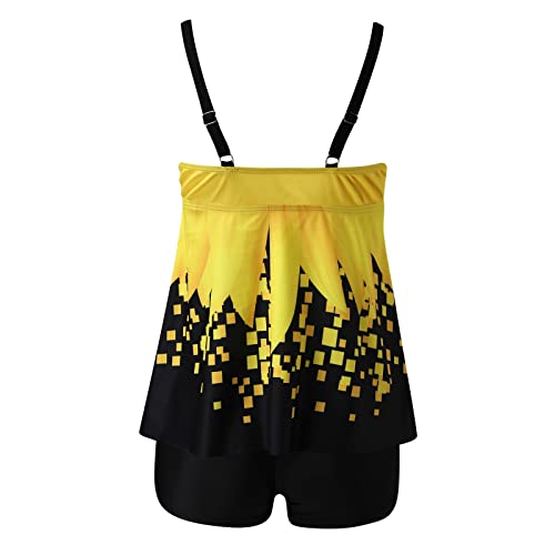 Tankini divisé pour femme grande taille avec maintien optimal