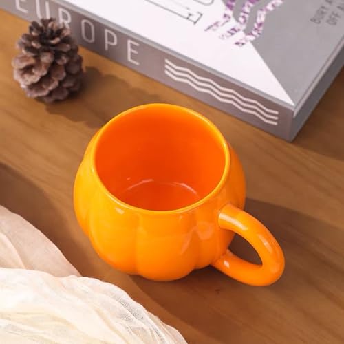 Taza grande de cerámica Premium Calabaza 17oz Halloween miniatura 5