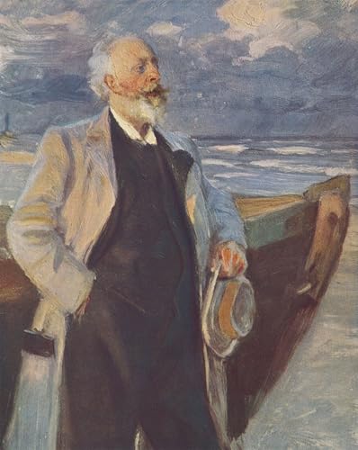 Tableau paysage Holger Drachmann par Peder Severin Krøyer sur toile 60x90cm pour salon