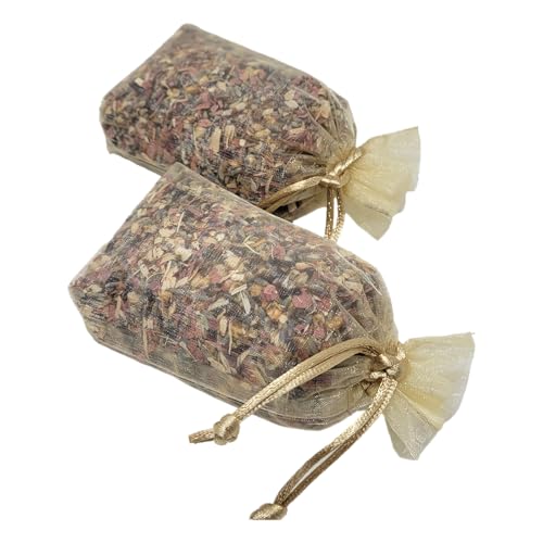 Natural Scented Potpourri Sachets - Made in The USA with Herbs, Cedar Chips and Essential Oils by MoonDance Soaps