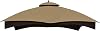 Eurmax USA High Performance Replacement Canopy Top for Lowe's Allen Roth Heavy Duty Gazebo Roof Gazebo Top with Air Vent 10X12 Gazebo Cover #GF-12S004B-1, Replacement Top Only Khaki