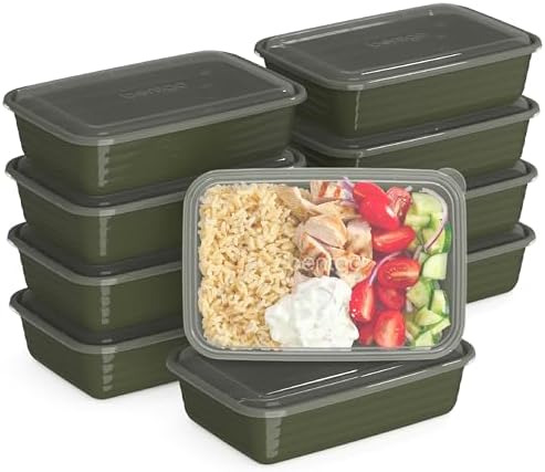 Bentgo Prep - 20-Piece 1-Compartment Reusable Meal Prep Container...