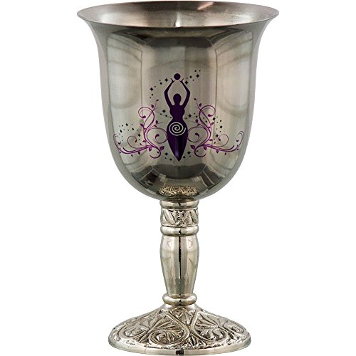 CircuitOffice Chalice Stainless Steel with Print Moon Goddess