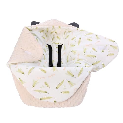 amo nenes Manta Envolvente Invierno para Bebé Recién Nacido, Cálido Universal Grueso de Dormir para Cochecito y Asiento de Coche para Niñas o Niños de 0 a 12 Meses, Manta de Algodón