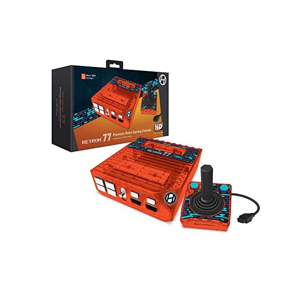 Hyperkin RetroN 77: HD Gaming Console for Atari 2600 (Retro Amber) – Not Machine Specific