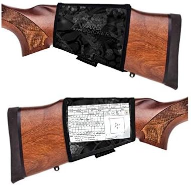 Alpine Innovations D.O.P.E Window Ammo Slicker Buttstock Ammo Pouch | Small Caliber (Fits 10 Rounds) | Large Caliber (Fits 7 Rounds)