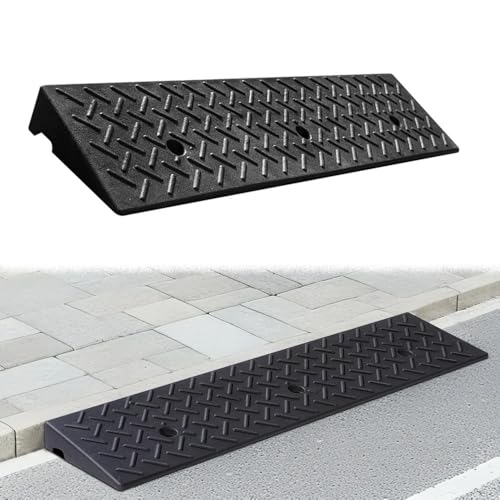 Rampa portátil de goma para silla de ruedas 5 cm de altura miniatura 1