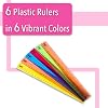 Mr. Pen- Plastic Rulers, 12 Inch, 6 Pack, Assorted Colors, Scratch-Resistant Design with Inches and Centimeters, Durable Transparent Rulers for Crafting Office & School, School Supplies #1