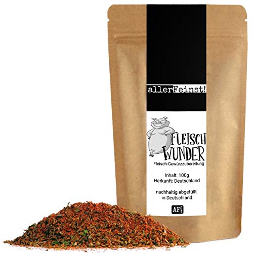 allerFeinst! - Fleisch Wunder - Fleisch Gewürzzubereitung - Der allrounder für Fleisch, 1er Pack (1 x 100g)