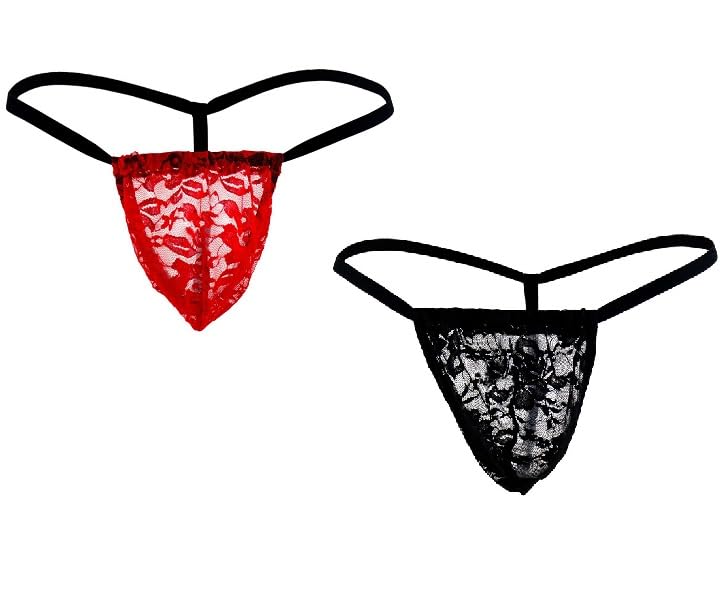 Men's Open Front Combo Briefs | G-String Design | Night Underwear | Lightweight & Breathable Innerwear Pack of 1 Multicolor-image-48