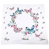 Se puede seleccionar una variedad de tipos, estas mantas para bebé son increíbles accesorios para fotos. Lente fotográfica memorable perfecta, regalo para baby shower, fiesta de cumpleaños y fotos familiares, etc.
