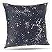 YodSHcEN 55x55 cm Dekoracyjne poszewki na poduszki Konstelacje kosmosu w raku poszewek na poduszki 22x22 Inch poszewka na poduszkę na sofę, kanapę, łóżko i samochód /I#001