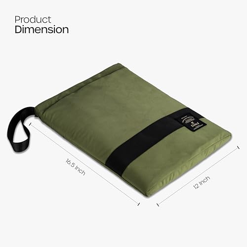 Image of Elmira 15.6 Inch Laptop Sleeve, Water-Resistant Padded Protective for MacBook Pro 16, Dell, HP, Lenovo, ASUS & Acer, Slim Laptop Cover Bag with Durable Zipper for Men & Women (Olive, 15.6 INCH)
