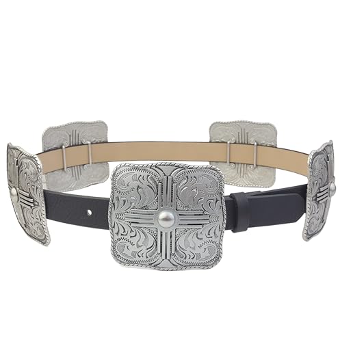 Hot Style: Western-Inspired Buckle-Size Concho Belt