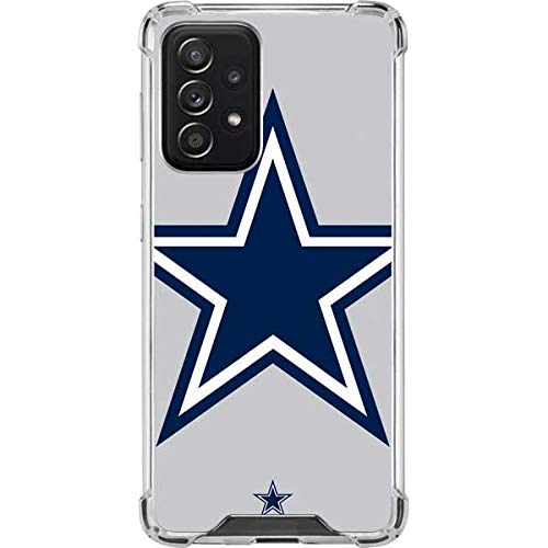 Skinit Clear Phone Case Compatible with Galaxy A52 5G - Officially Licensed NFL Dallas Cowboys Large Logo Design