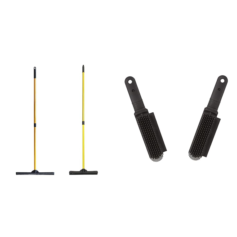 FURemover Pet Hair Remover Rubber Broom Original Indoor and