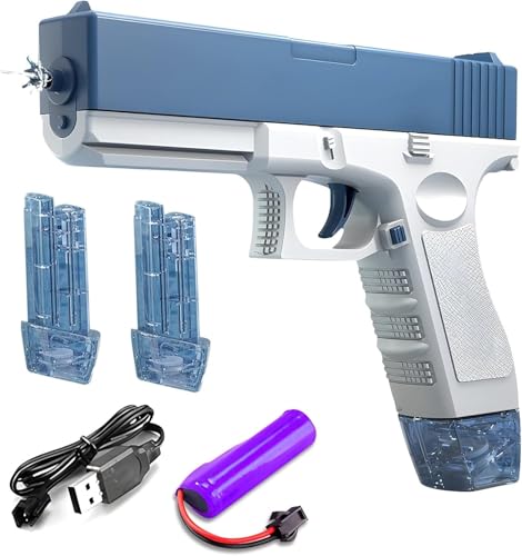 Image of Amitasha Automatic Water Gun Electric Water Pistol Toy for Kids Continuous Shooting Rechargeable Battery, Perfect for Holi Pichkari, Pool, Beach, Outdoor Water Summer Toy