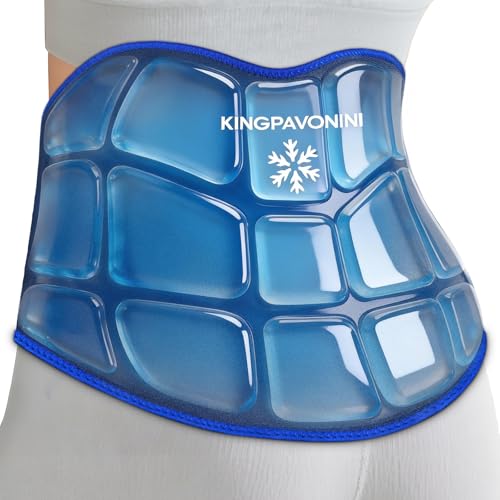 Image of KingPavonini Reusable Ice Pack for Back Pain Injuries Instant Relief, Blue