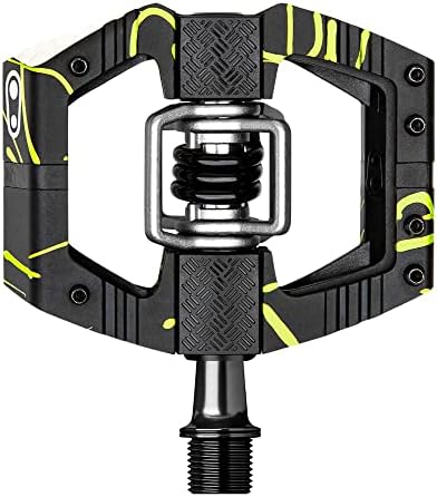 Crankbrothers Mallet E,MTB Enduro Bike Pedal, Green, One Size
