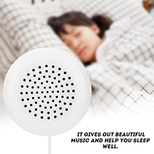 Plplaaoo Portable Line In Speakers Pillow Speaker, 3.5Mm Mini Pillow Speaker, Under Pillow Speaker For Mp3 Phone Portable Cd (White) #TOP1