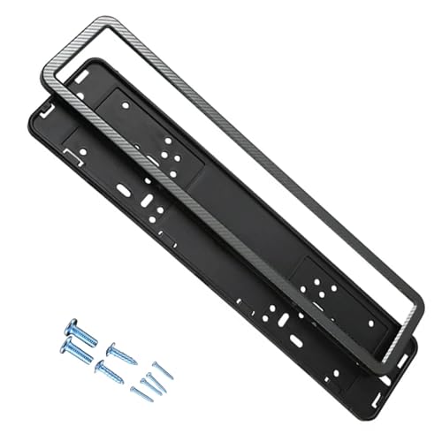 Telaio per europea per auto - Staffa per automobilistica, telaio per per veicolo UE | Portatarga europeo antiruggine da 53,5x12,5 cm, per auto, porta targhetta per auto, su